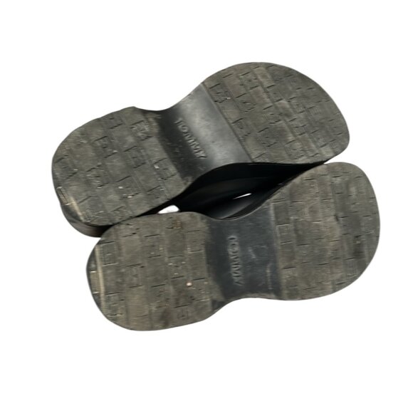 Tommy Hilfiger Chunky Platform Y2K Black Mules - Picture 11 of 12